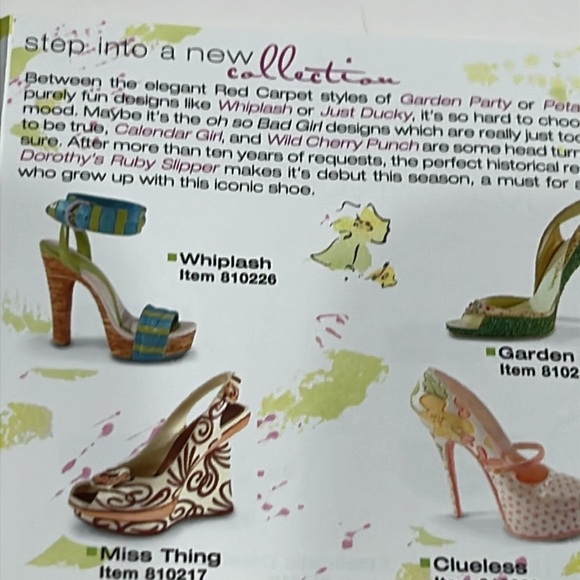 Just The Right Shoe by Raine Blue and Green Sandal - Picture 8 of 10